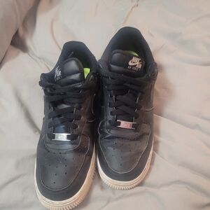 Nike Black AIRFORCE ONES